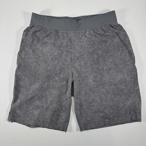 LULULEMON T.H.E. Short 9" Linerless Gray Mens Medium M7ARAS Training Activewear